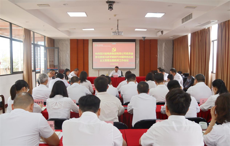 中共四川省棉麻集团有限公司委员会召开学习贯彻习近平新时代中国特色社会主义思想主题教育工作会议